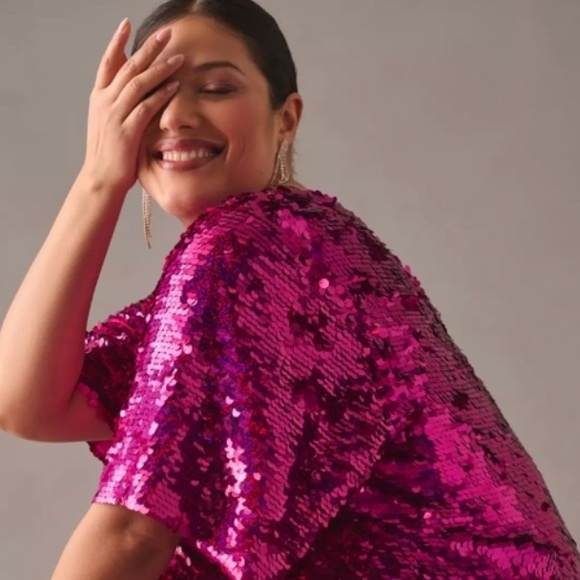 Anthropologie VERB by Pallavi Singhee Sequin Shift Dress - Picture 4 of 5